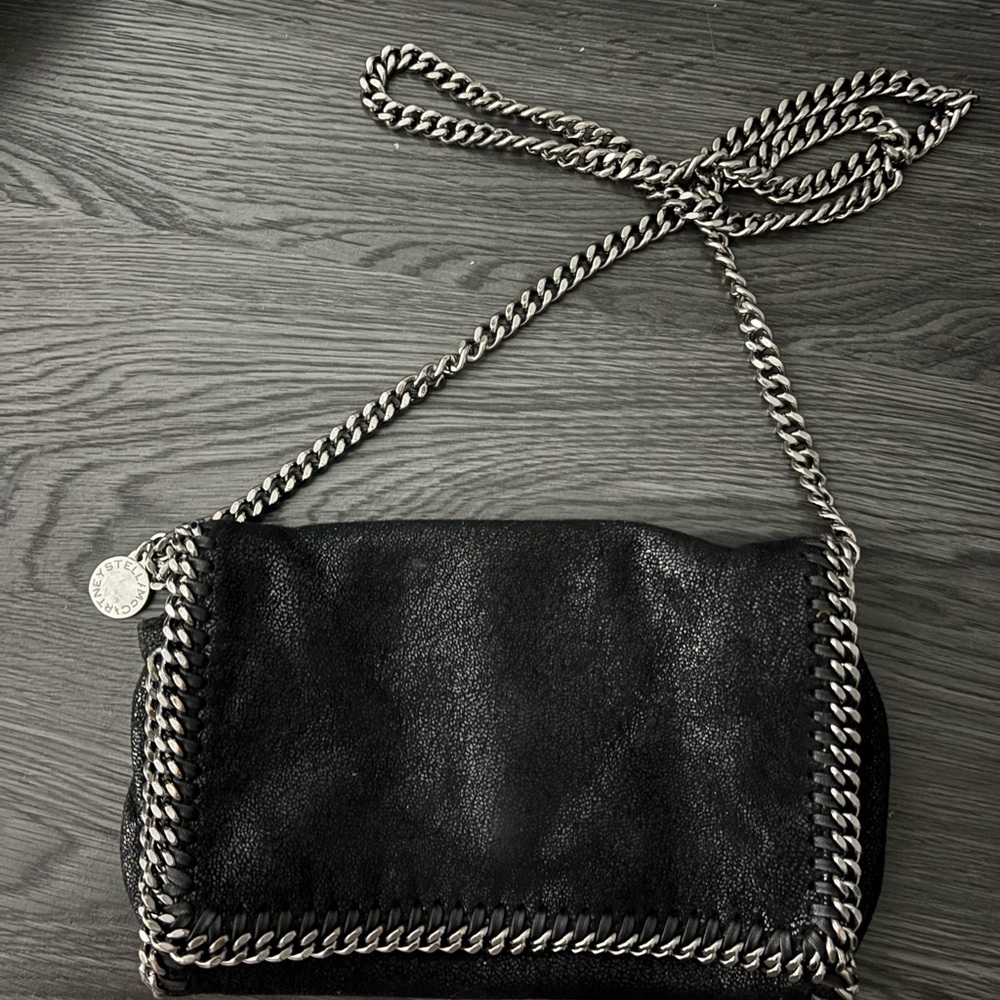 Stella McCartney Black Chain Shoulder Bag